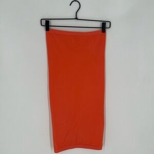 Wolford Fatal Versatile Convertible Multi Strapless Skirt Shaping Dress In Chili